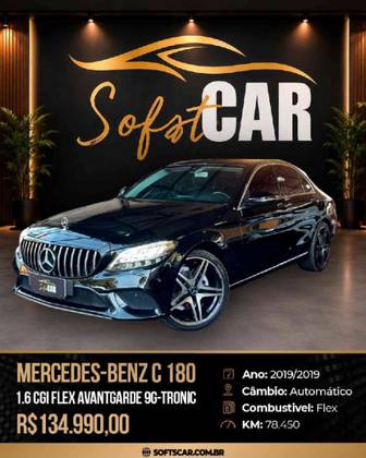 MERCEDES-BENZ C 180 1.6 CGI FLEX AVANTGARDE 9G-TRONIC MERCEDES-BENZ C 180 1.6 CGI FLEX AVANTGARDE 9G-TRONIC